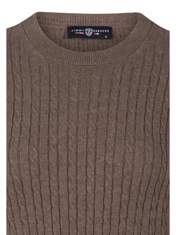JIMMY SANDERS Pullover in braun