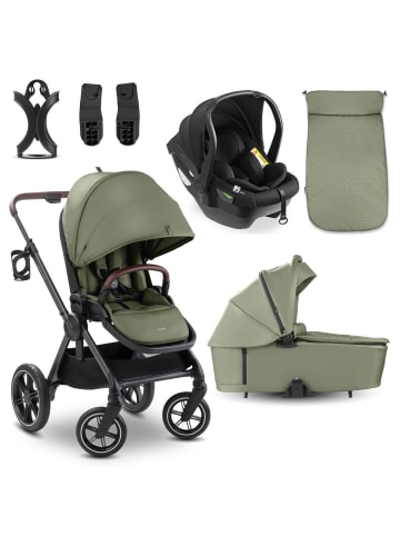 Hauck 3in1 Kinderwagen-Set Comfort N Care Trio in green
