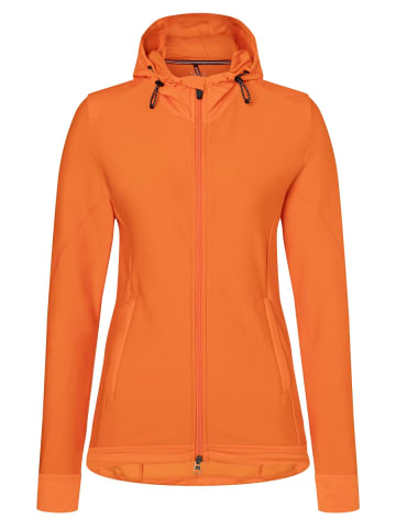 super.natural Merino Sweatjacke in orange