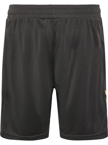 Hummel Shorts Hmlactive Pl Shorts Kids in OBSIDIAN/SULPHUR SPRING