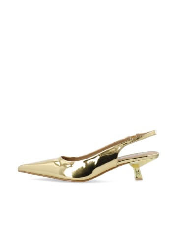 Bianco Kitten Heels in Gold