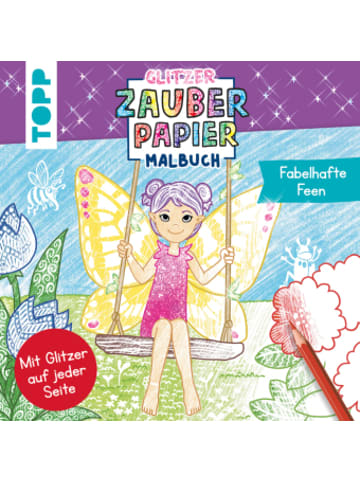 Frech Buch - Glitzer Zauberpapier Malbuch Fabelhafte Feen