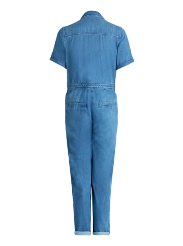 CARTOON Jumpsuit mit Bindegürtel in Blau