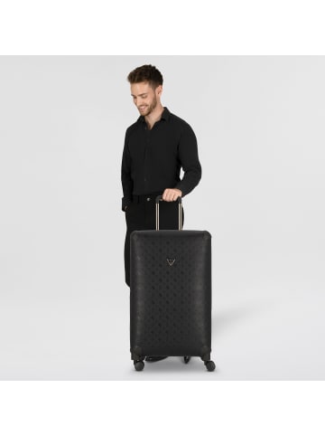 Guess Wilder 4 Rollen Trolley 70 cm mit Dehnfalte in black