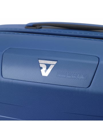 Roncato Box Sport 2.0 - 4-Rollen-Trolley L 78 cm (nero/nero) in nero/navy