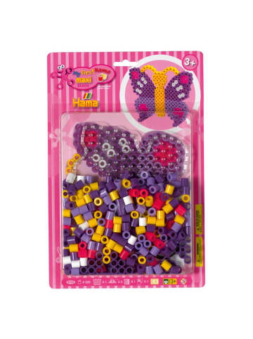 Hama Blisterpackung Maxi-Bügelperlen Schmetterling in bunt