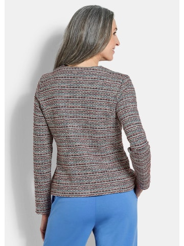 GOLDNER Bouclé-Blazer Jerseyblazer mit Glanzakzenten in bunt / gemustert