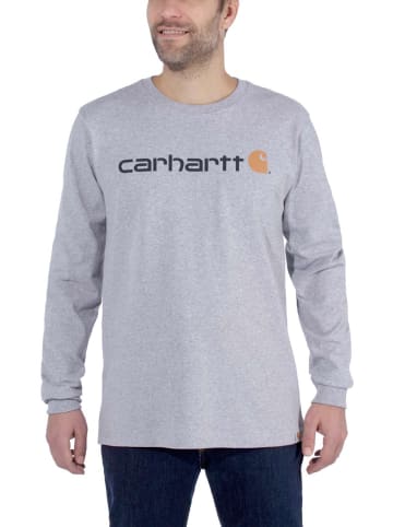 CARHARTT  T-Shirt "Core Logo 104107" in Grau