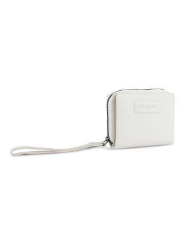 Bugatti Elsa Geldbörse RFID Schutz Leder 11 cm weiß