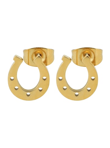 Adeliás Damen Ohrringe – Ohrstecker aus Edelstahl in gold