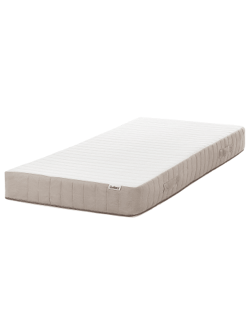 Beliani Matratze SPRINGY in Weiß/Grau - (W) 90 x (H) 20 x (L) 200 cm