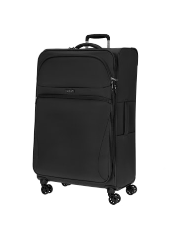 D&N Travel Line 9104 - 4-Rollen-Trolley L 78 cm erw. in schwarz