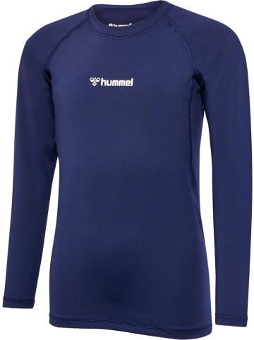 Hummel Shirt "Hmlbl Performance Tee L/S Kids" in Blau