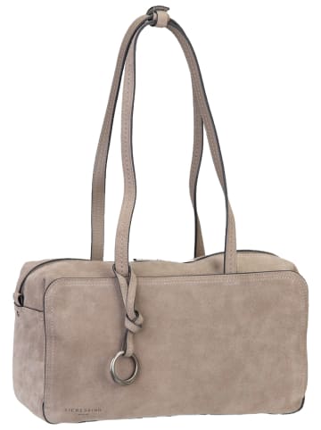LIEBESKIND BERLIN Handtasche Clarice II Satchel M Hydro Suede in Neutral Grey