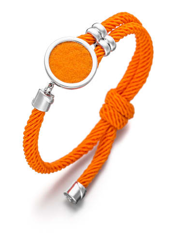 Lunavit Armband "Fionda" in Orange / Silber 