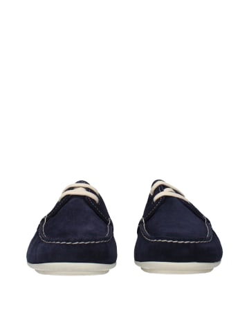 PRADA Blau Leder Slip-On Loafer