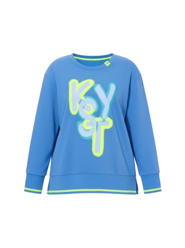 LAURASØN Sweatshirt in azurblau