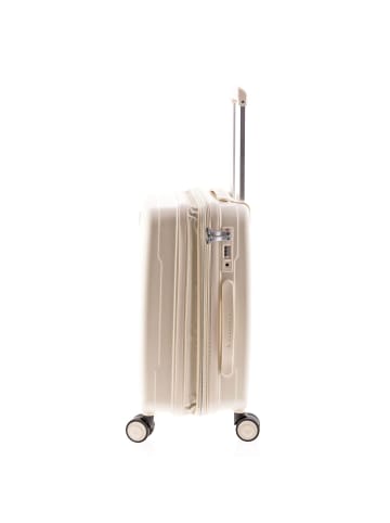 Gladiator 3500 4 Rollen Kabinentrolley 55 cm mit Dehnfalte sand white