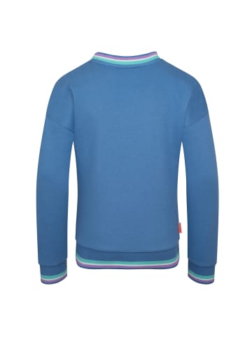 Trollkids Hoodie Senja in mystic blue/rusty red