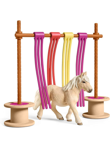Schleich Pony Flattervorhang 42484 11-tlg.Farm World Pferd Spielset 3+