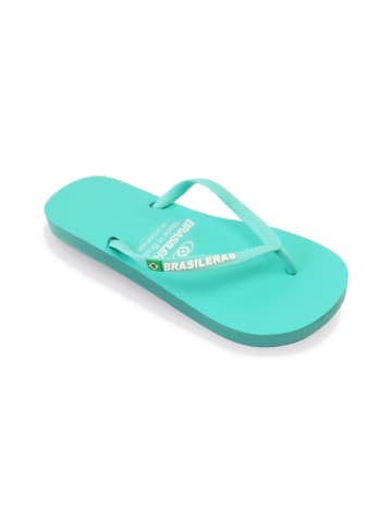 Brasileras Zehentrenner "Classic W SS19" in Wassergrün