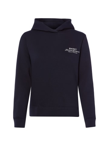 Gant Hoodie in marine - 0001