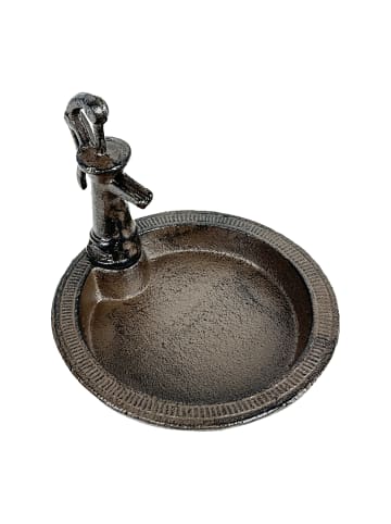 relaxdays Vogeltränke in Braun - (B)17 x (H)15 x (T)18 cm