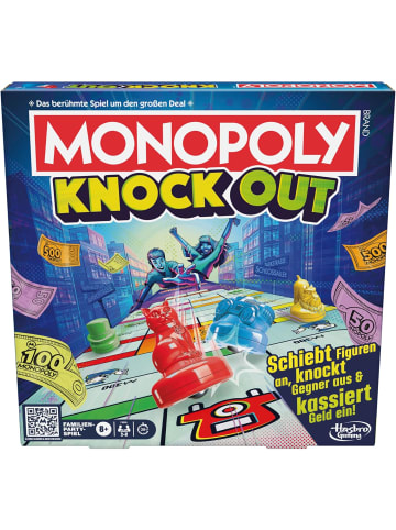 Hasbro Monopoly Knockout extra Harte Version bis zu 8 Spieler für Familien 8+