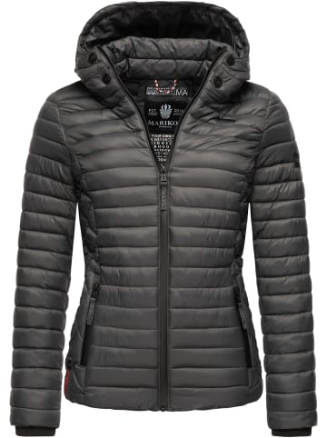 Marikoo Steppjacke Samtpfote in Anthracite