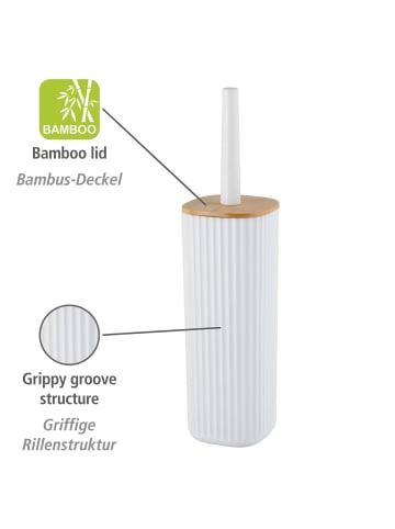 Wenko WC-Garnitur Mod. Rotello Weiß, WC-Garnitur Rotello Weiß in Weiß