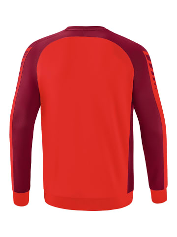 erima Kinder Six Wings Sweatshirt in rot/bordeaux