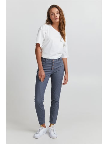 PULZ Jeans 5-Pocket-Hose in blau