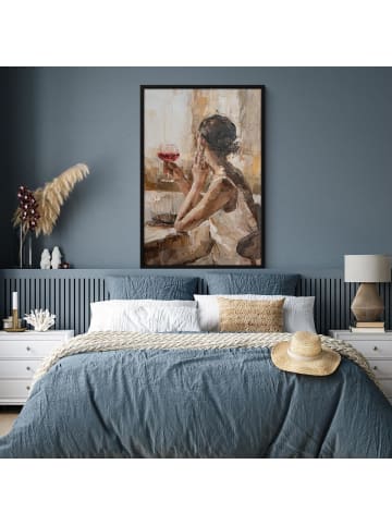 MuchoWow Poster mit Leiste Wein