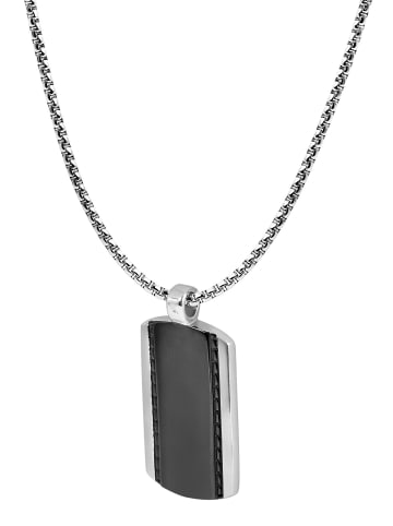 Adeliás Unisex Halskette mit Anhänger – aus Edelstahl in silber