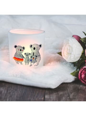 Mr. & Mrs. Panda Kerzenhalter Koala Familie ohne Spruch in Transparent