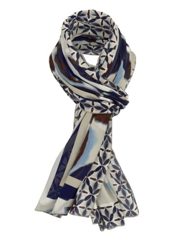 Frank Walder Tuch mit fließendem Touch in French Blue