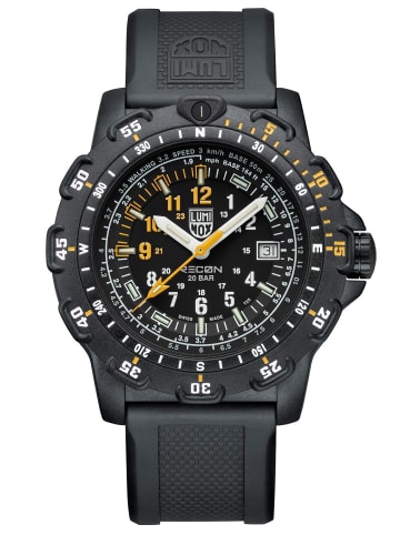 Luminox Herrenuhr Recon Point Man Heritage mit 2 Bändern Schwarz