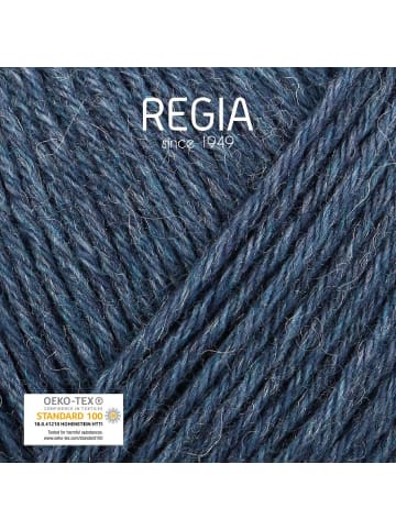 Regia Handstrickgarne 6-fädig Uni, 150g in Jeans Mel.