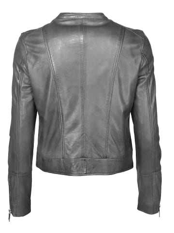 Maze Lederjacke in grau