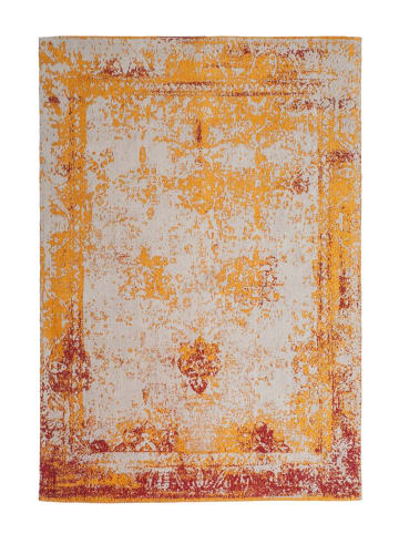 Flachgewebe Teppich Nick 285 in Orange