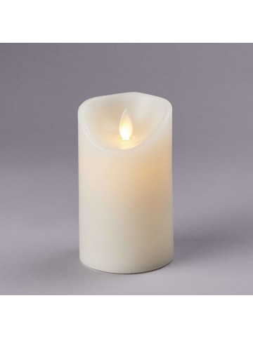 Butlers LED Kerze Höhe 13cm GLOWING FLAME in Creme