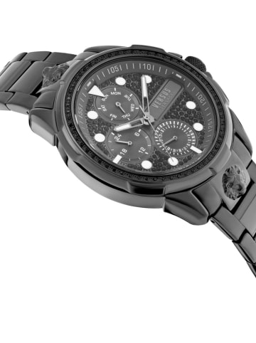 Versus Versace Armbanduhr V-RACE silberfarben in schwarz