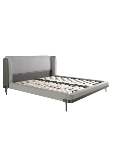 Angel Cerdá Bett 7156 in Grau / Stahl – (B)218 x (H)229 x (T)105 cm