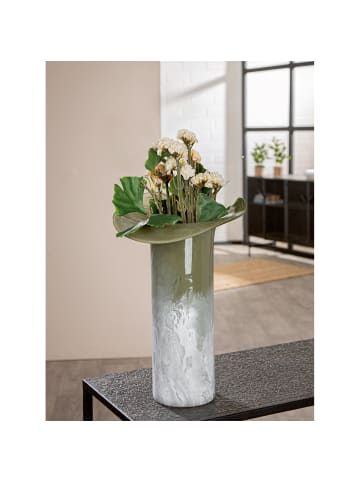 GILDE Vase Ambos grün - (H) 36 cm