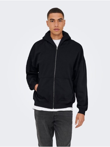ONLY & SONS Kapuzenpullover in Black