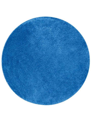Snapstyle Hochflor-Teppich Palace Rund in blau