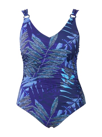 Ulla Popken Badeanzug in dunkelindigo