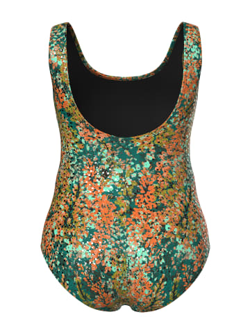 Ulla Popken Badeanzug in blautürkis