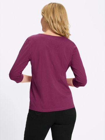 Sieh an! 3/4-Arm-Shirt in malve