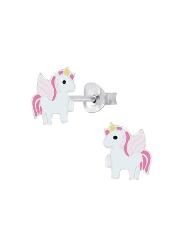 schmuck23 Silber Ohrringe 925 Einhorn 0,7 cm x 0,8 cm
